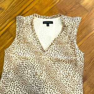 Banana republic leopard blouse